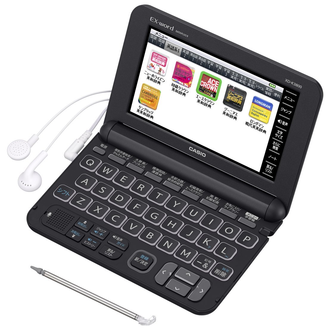 CASIO EX-word XD-K3800BK Japanese English Electronic Dictionary