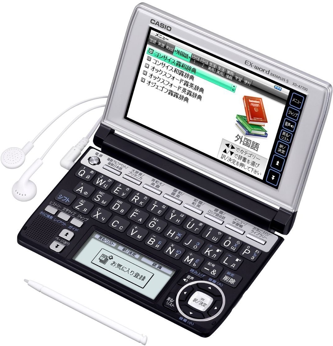 CASIO EX-word XD-A7700 Japanese Russian English Electronic Dictionary